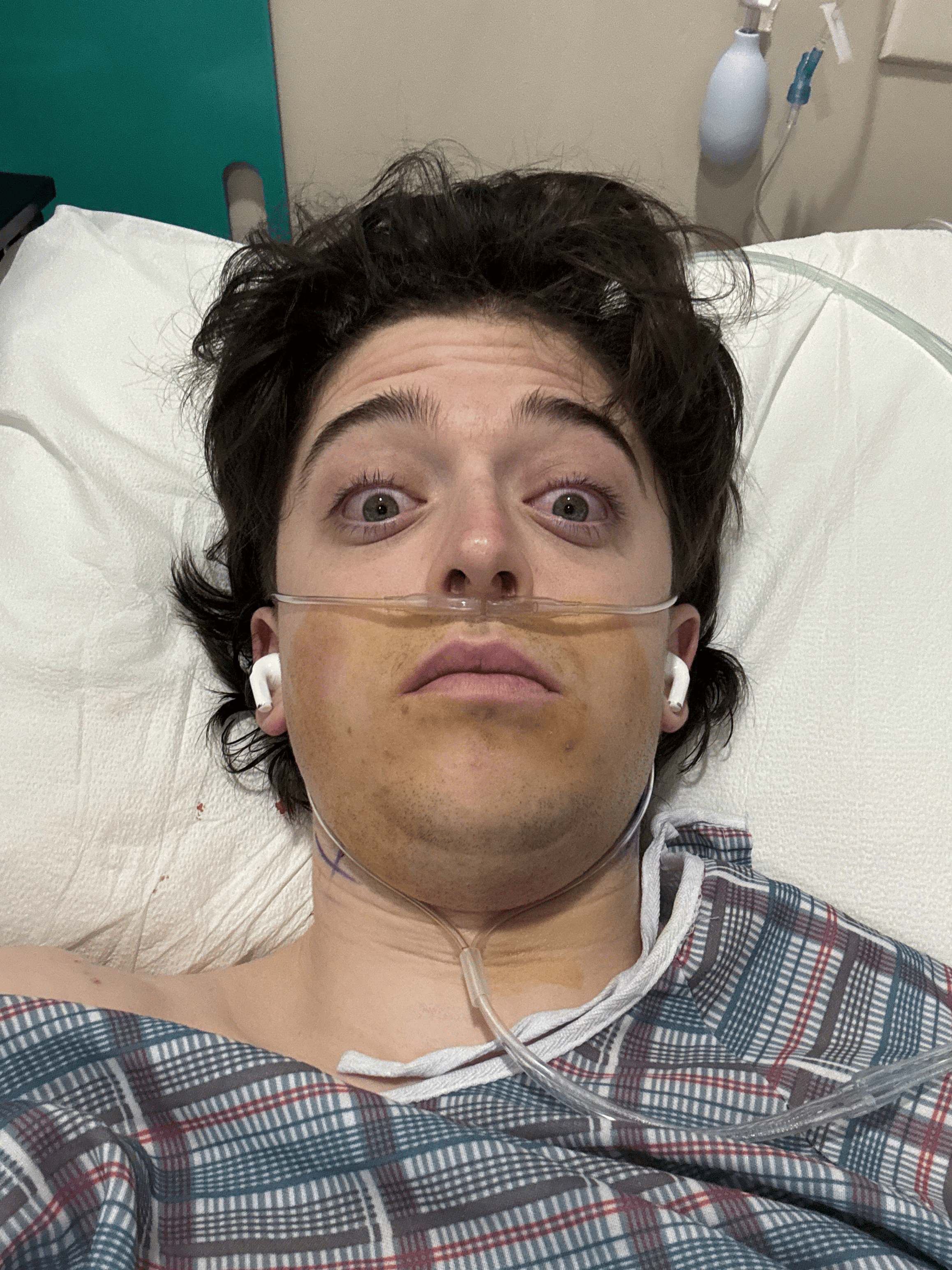 Hospital selfie
